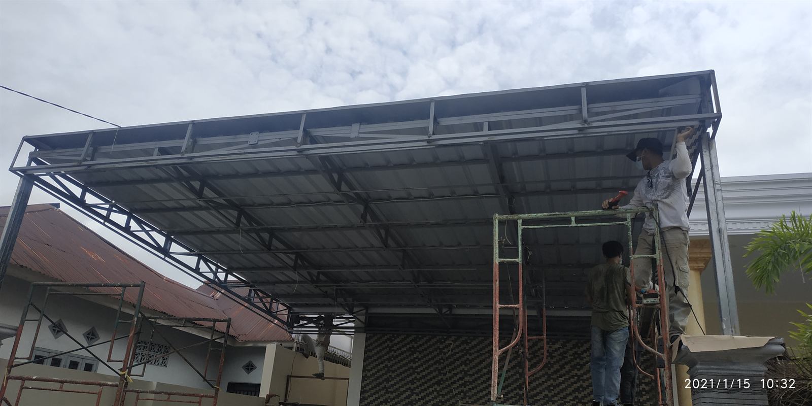 kanopi tanjung hulu - Dokumentasi Proyek